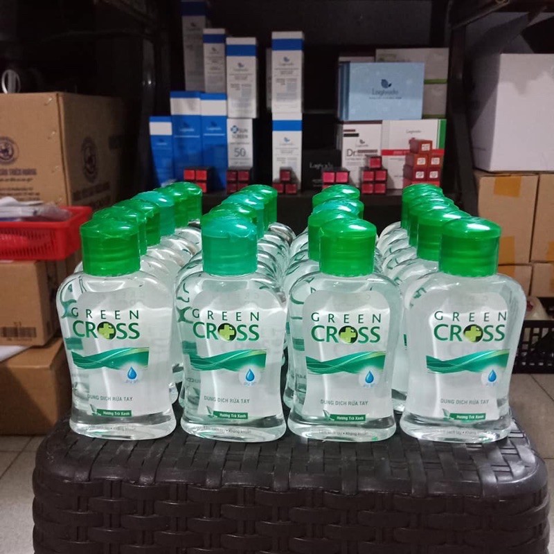 Nước Rửa tay khô diệt khuẩn Greencroos 100ml-[FREE SHIP] TỪ ĐƠN 50K