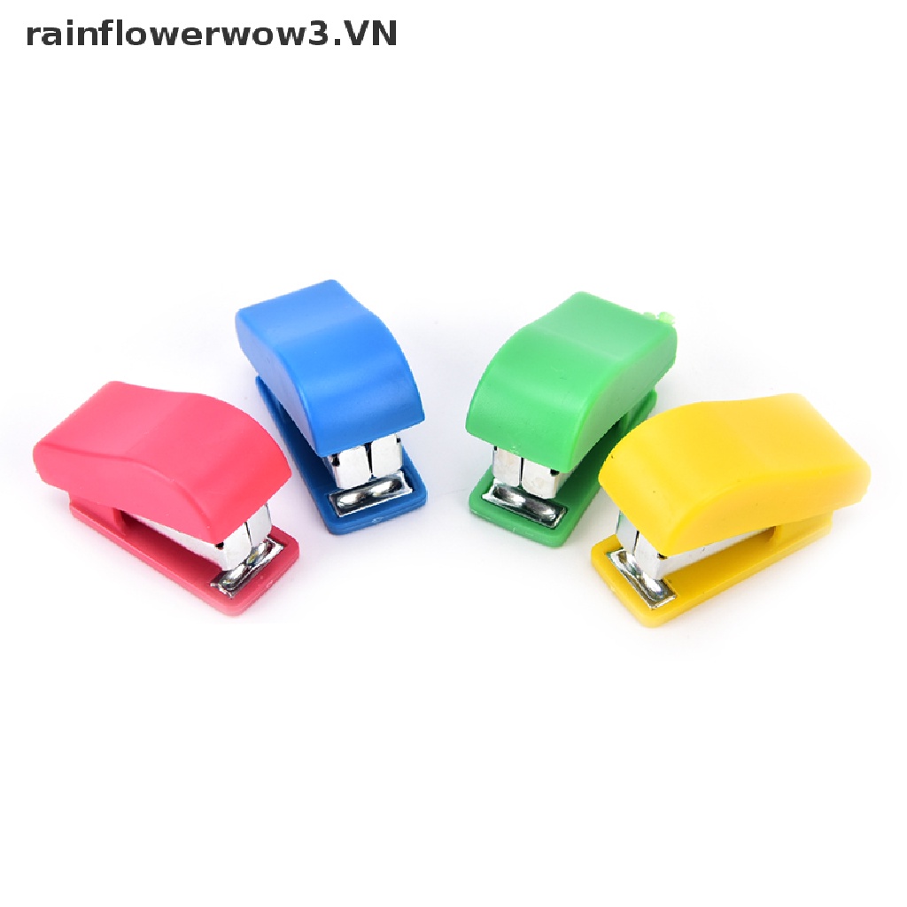 Đồ Dập Ghim Mini Họa Tiết Hoạt Hình Kèm Ghim Bấm Dành Cho Văn Phòng / Trường Học Bộ Dụng Cụ Dập Ghim Họa Tiết Hoạt Hình Dễ Thương  Kẹo Nhỏ Co