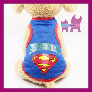 Áo 3 lỗ cho chó mèo thú cưng mẫu Superman