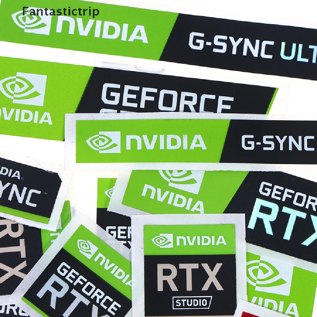 Bộ 5 Miếng Dán Trang Trí Laptop New NVIDIA GTX GEFORCE