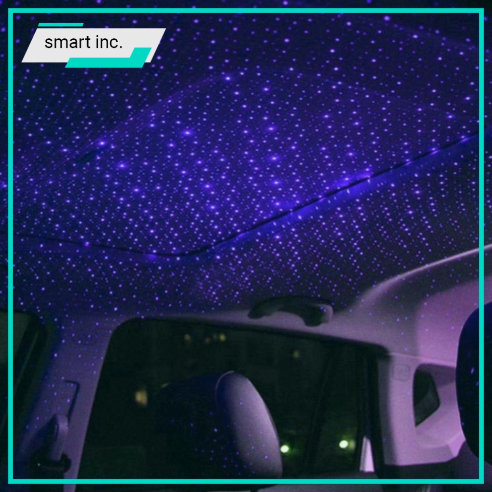 Đèn Led Laser Nhấp Nháy Chiếu Trần Trang Trí 😈FOLLOW😈 Xe Hơi Oto Đèn Phòng Ngủ Sạc Usb Mini