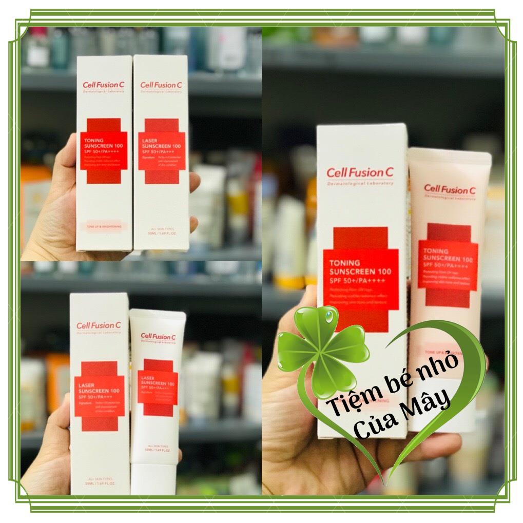 Kem chống nắng Laser Sunscreen 100 Cell Fusion C (FULL SIZE)