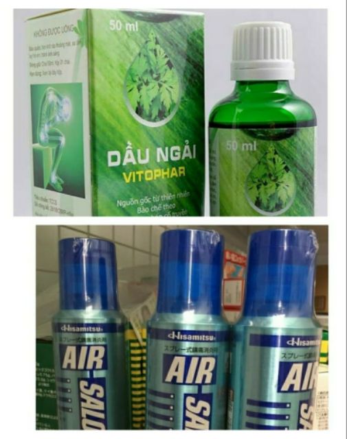 Xịt giảm đau salonpas chai 150ml - tặng 1 chai tinh dầu ngải cứu 50ml trị giá 50k | BigBuy360 - bigbuy360.vn