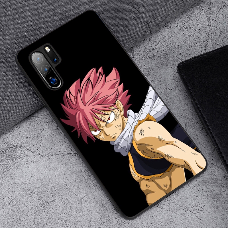 Ốp Điện Thoại Mềm Họa Tiết Natsu Dragneel Fairy Tail Cho Huawei P20 30 Pro P9 P10 P20 P30 Lite