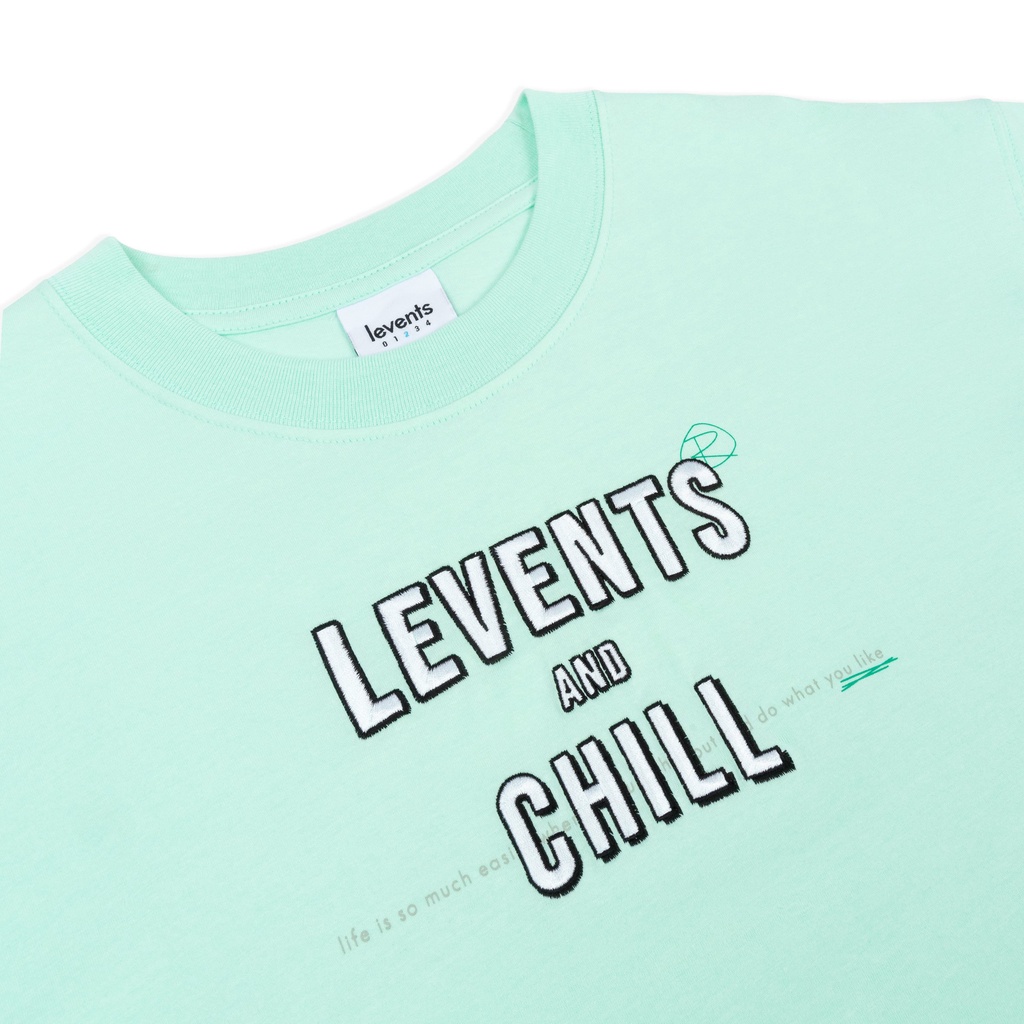 Áo thun LEVENTS & Chill/ Pastel Mint | WebRaoVat - webraovat.net.vn