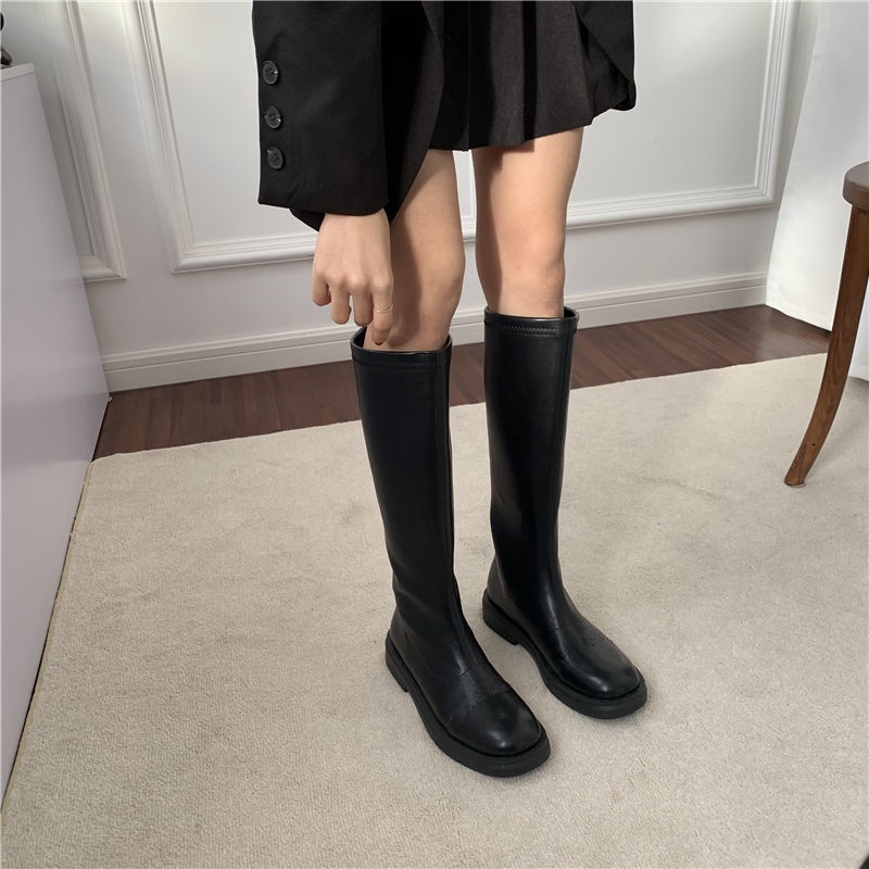 Đã thích (2) Boot cao cổ đế thấp phong cách Hàn Quốc ( kèm ảnh thật) | BigBuy360 - bigbuy360.vn