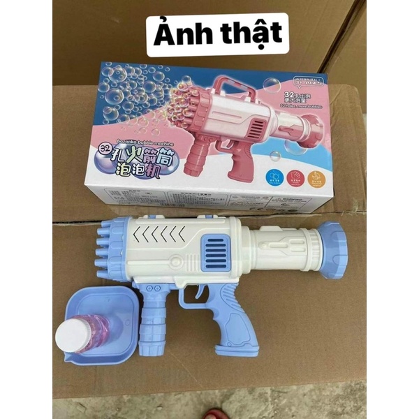 Súng bắn bong bóng xà phòng đồ chơi cho bé