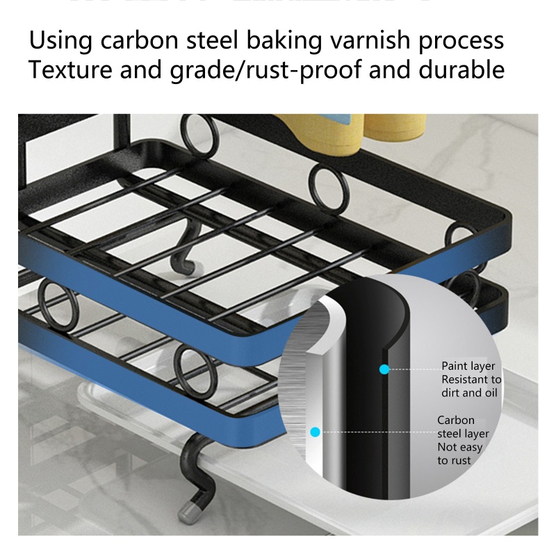 Giá Đỡ Đựng Mút Rửa Chén / Xà Phòng / Đồ Dùng Nhà Bếp / Phòng Tắm Tiện Dụng