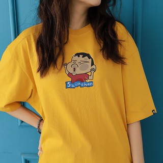 Áo Thun Shin-Chan Màu Vàng Chất Liệu Cotton Thoáng Mát