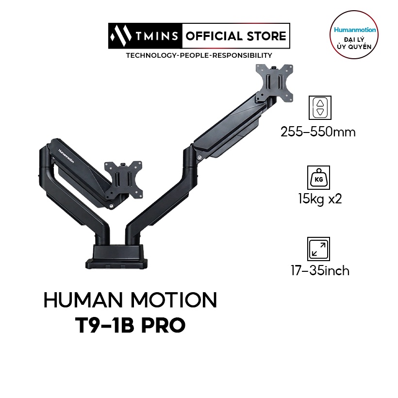 Giá Treo / ARM Màn Hình Human Motion T9 Pro Thunder Snake chịu tải lớn chất liệu kim loại