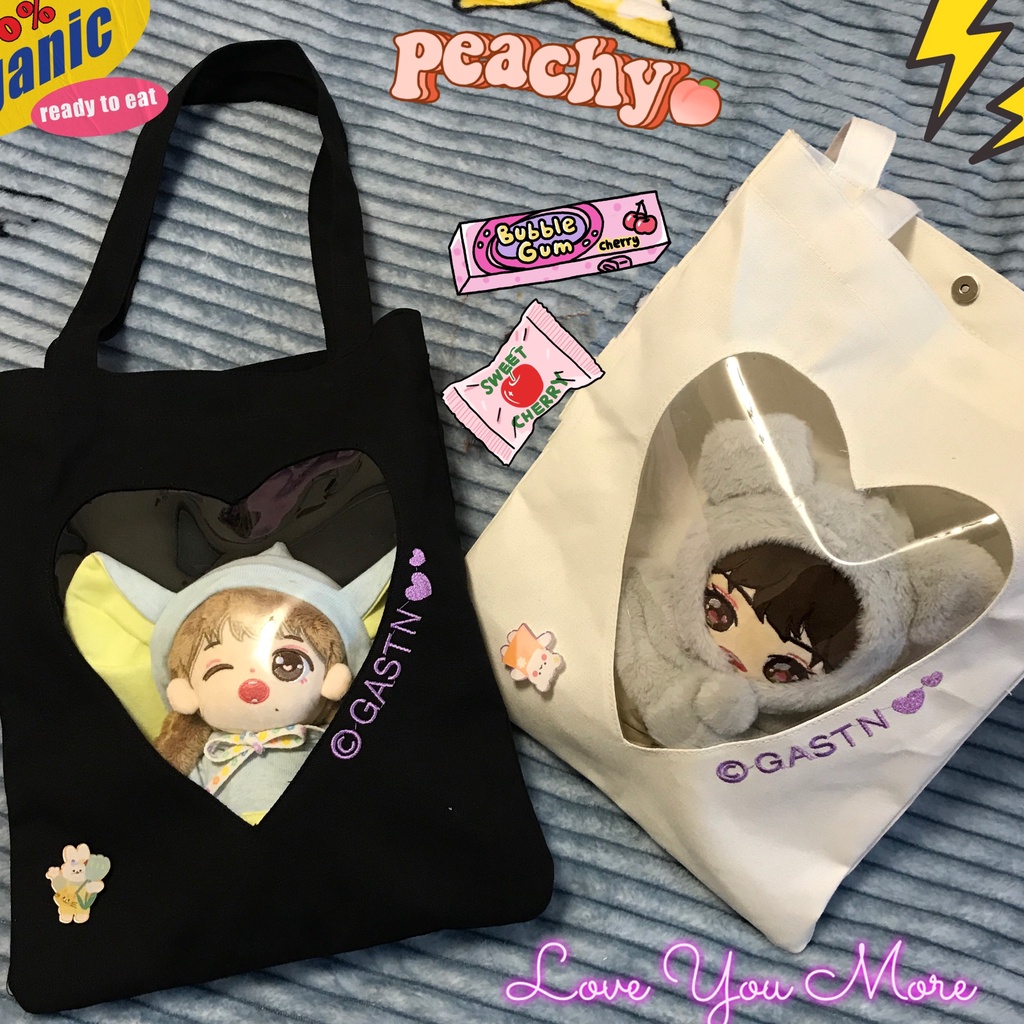 Túi đựng doll 10cm 15cm 20cm - Túi đeo chéo ulzzang đựng doll nhiều mẫu