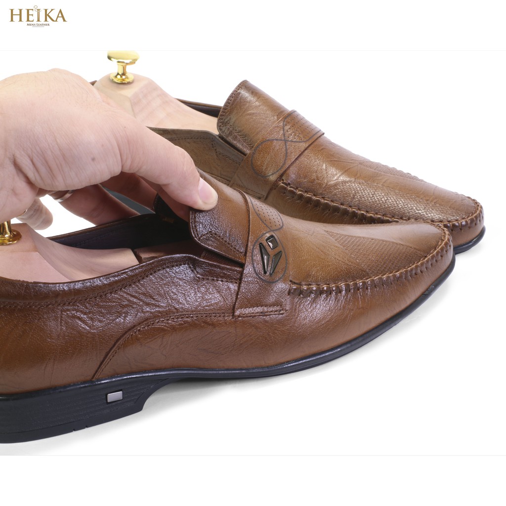 Giày tây nam da bò cao cấp thương hiệu Heika