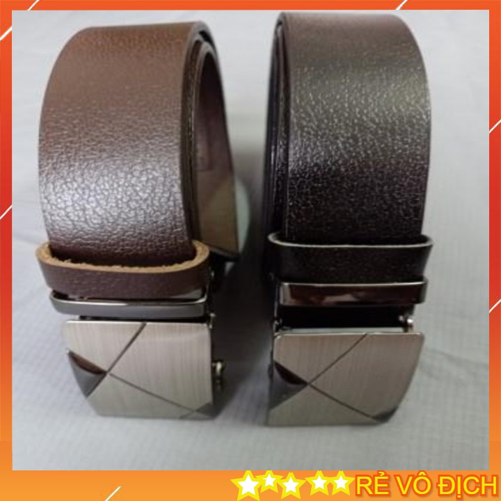 DÂY LƯNG DA BÒ - KHÓA GẠT TỰ ĐỘNG | BigBuy360 - bigbuy360.vn