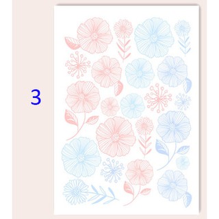 Sticker trang trí họa tiết đơn giản