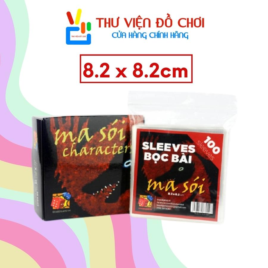 100 Sleeves bọc bài Ma sói Character 8.2x8.2cm - Thư Viện Đồ Chơi