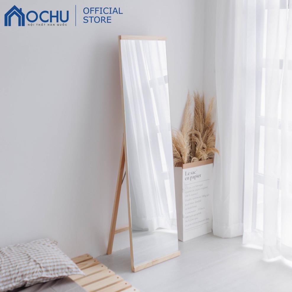 Gương Đứng Soi Toàn Thân Tràn Viền Khung Gỗ OCHU - A Mirror - Natural