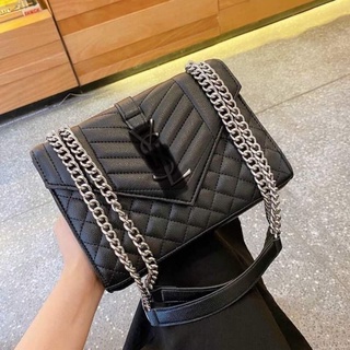 Túi xách nữ đẹp y.s.l dây da bản to phối quai xích
