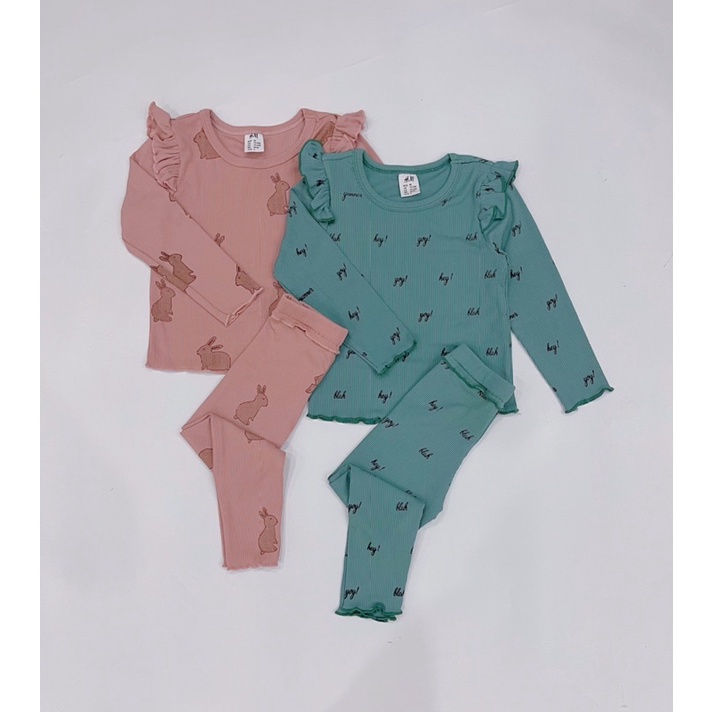 SET BỘ DÀI TAY CÁNH TIÊN THUN TĂM HÀNG CAO CẤP CHO BÉ GÁI