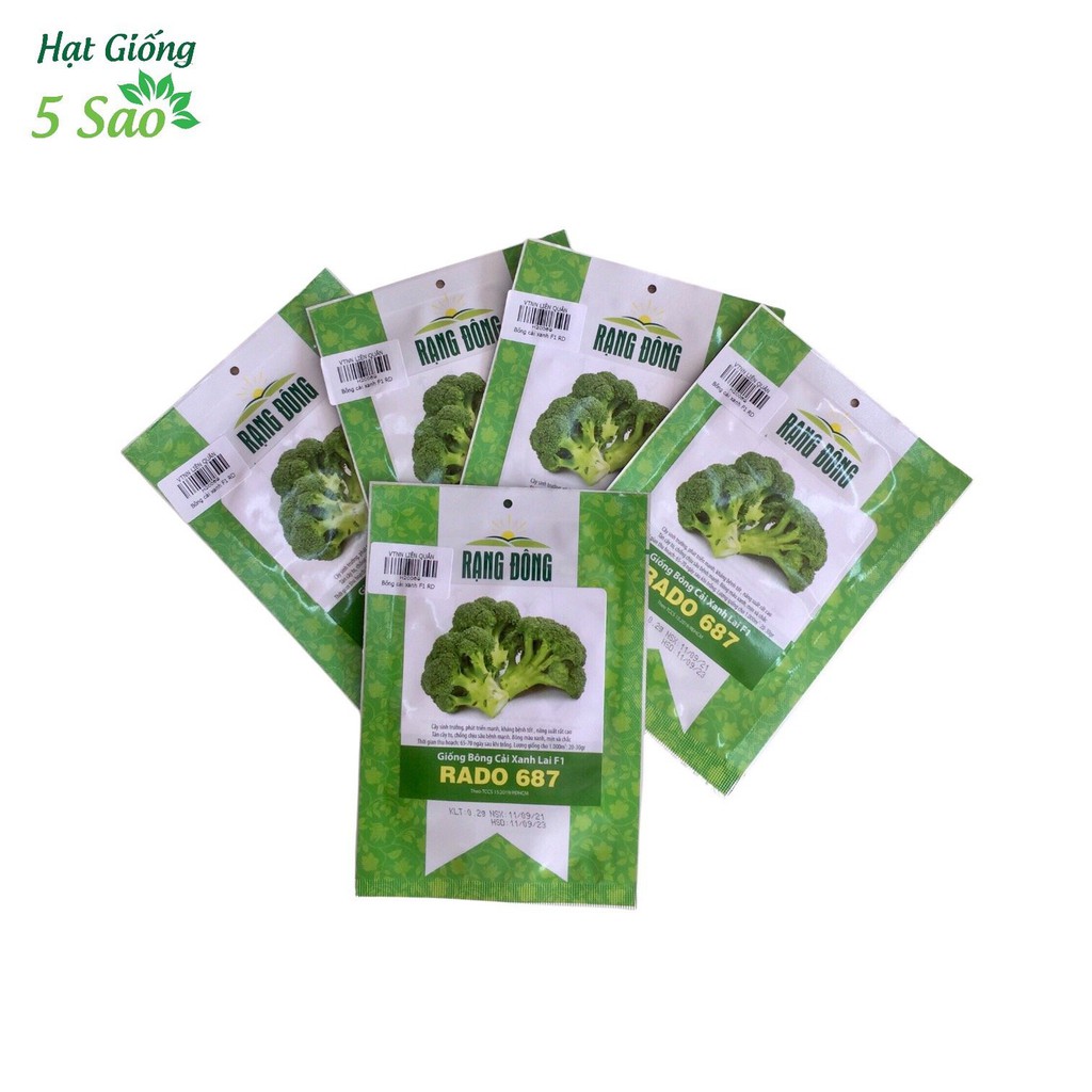 Hạt giống BÔNG CẢI XANH LAI F1 RADO 687