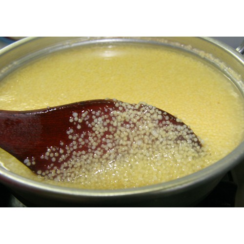 COMBO 2kg HẠT KÊ NẾP VÀNG - bao dẻo và thơm đã tách vỏ, dùng nấu chè