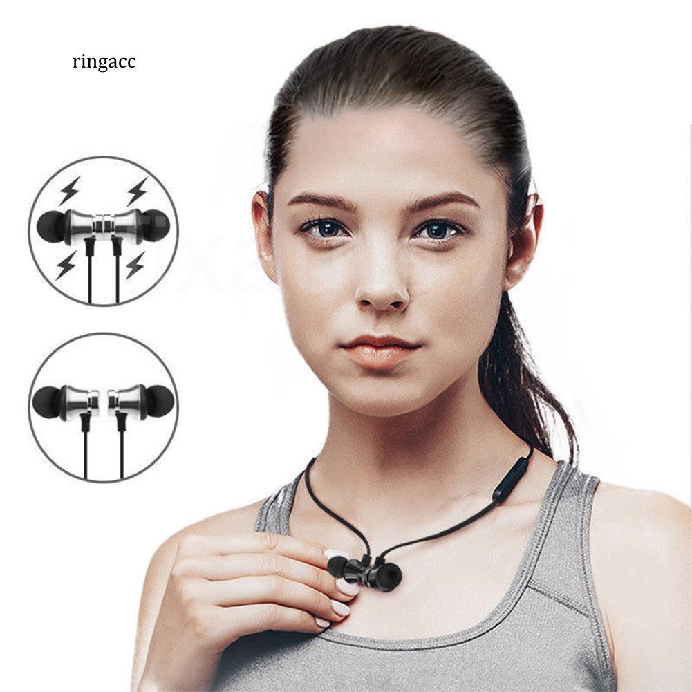 Tai Nghe Nhét Tai Không Dây Bluetooth 4.2 Từ Tính