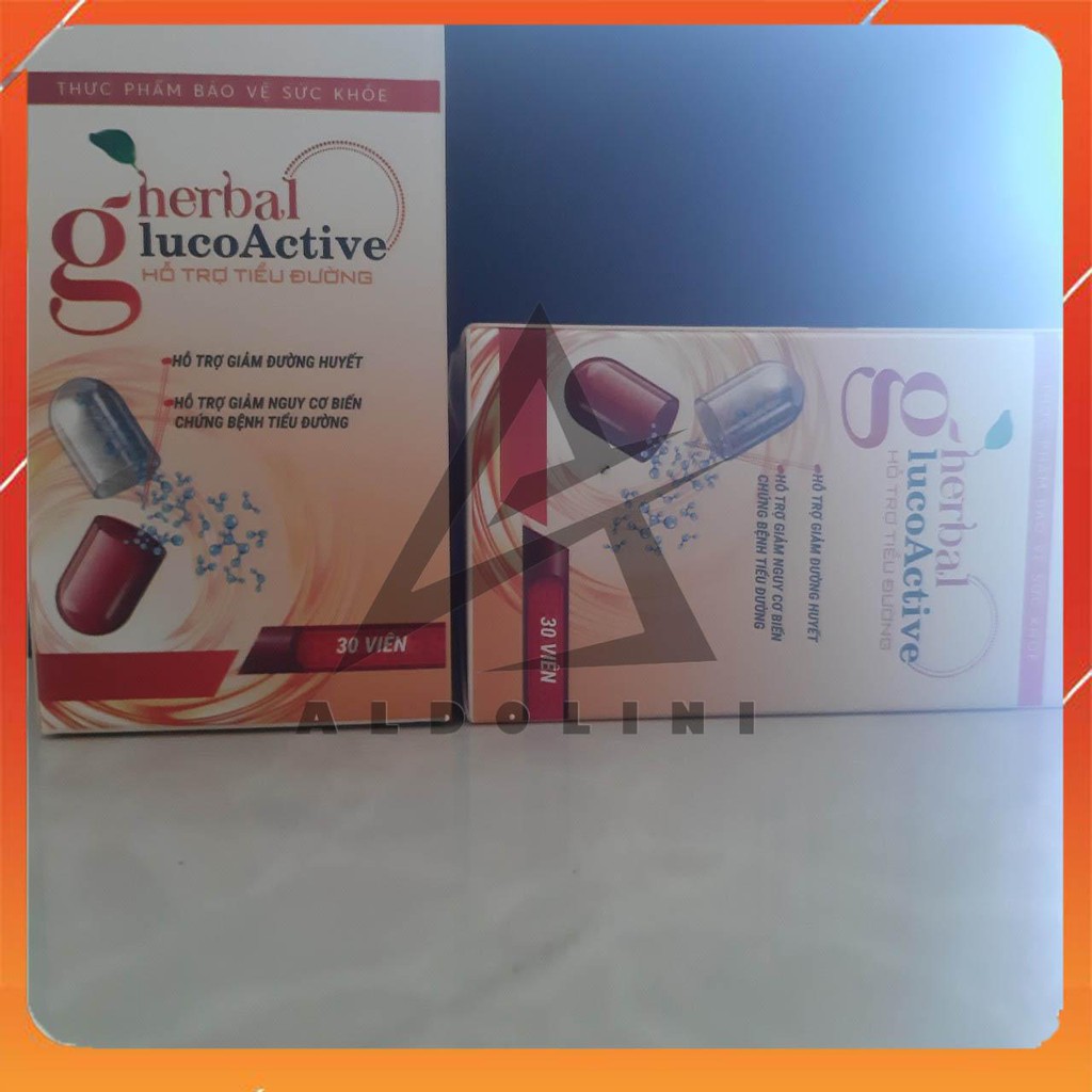 VIÊN UỐNG HERBAL GLUCOACTIVE - Hỗ Trợ Hạ Đường Huyết Cải Thiện Chỉ Số Ổn Định Sức Khỏe Toàn Diện - CHÍNH HÃNG HỘP 30V | BigBuy360 - bigbuy360.vn