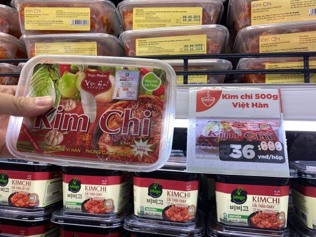 KIM CHI HÀN QUỐC SỈ LẺ500G/34K