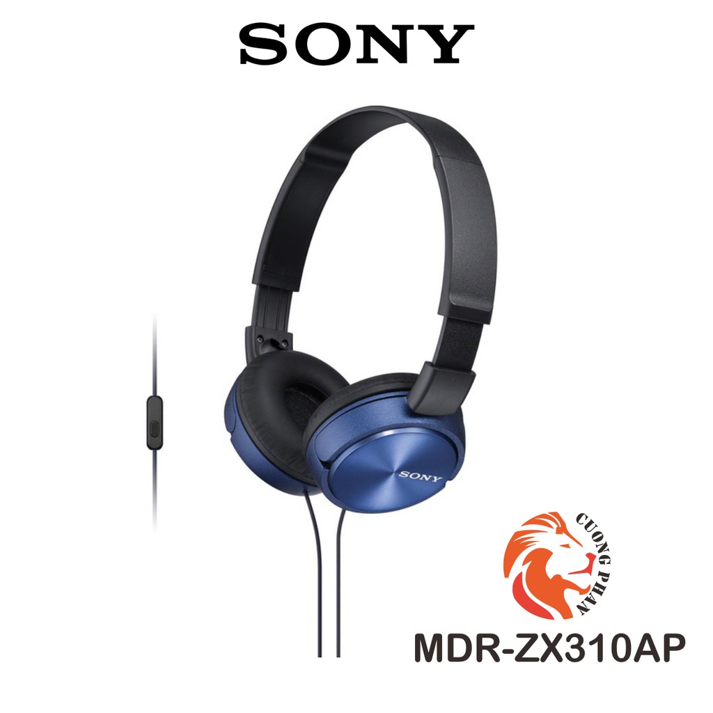 [Mã ELTECHZONE giảm 5% đơn 500K] Tai Nghe Chụp Tai Có Mic Sony ZX310AP - Bảo Hành 12 Tháng Toàn Quốc