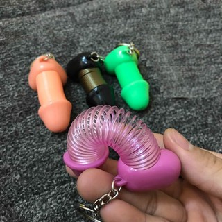 Móc khoá ciu ciu lò xo