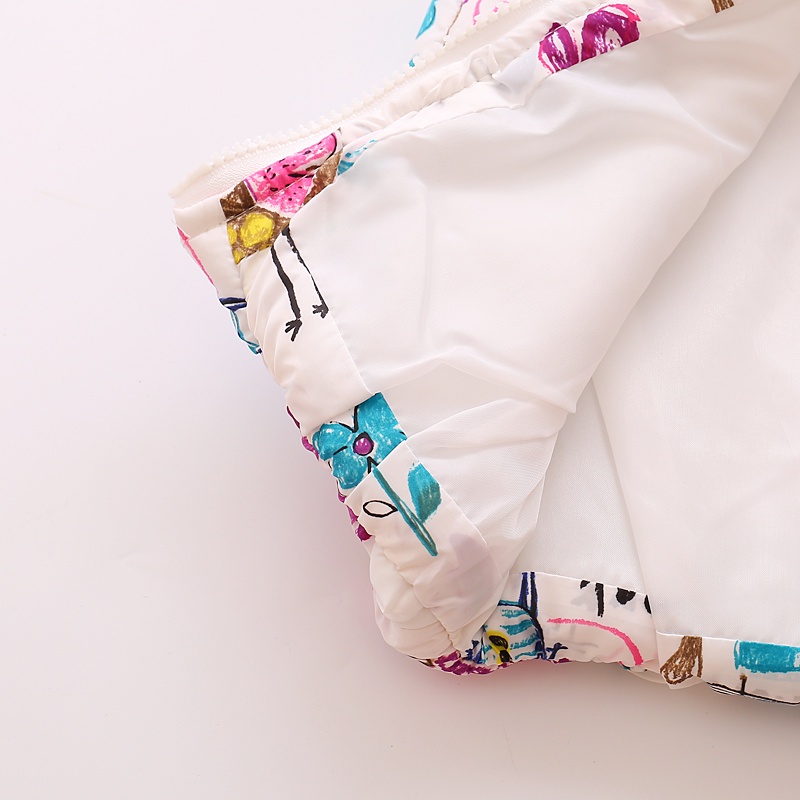 Áo Khoác Cotton Dày Không Tay Có Mũ Trùm Đầu Giữ Ấm Mùa Đông Nhiều Màu Sắc Dành Cho Trẻ Sơ Sinh