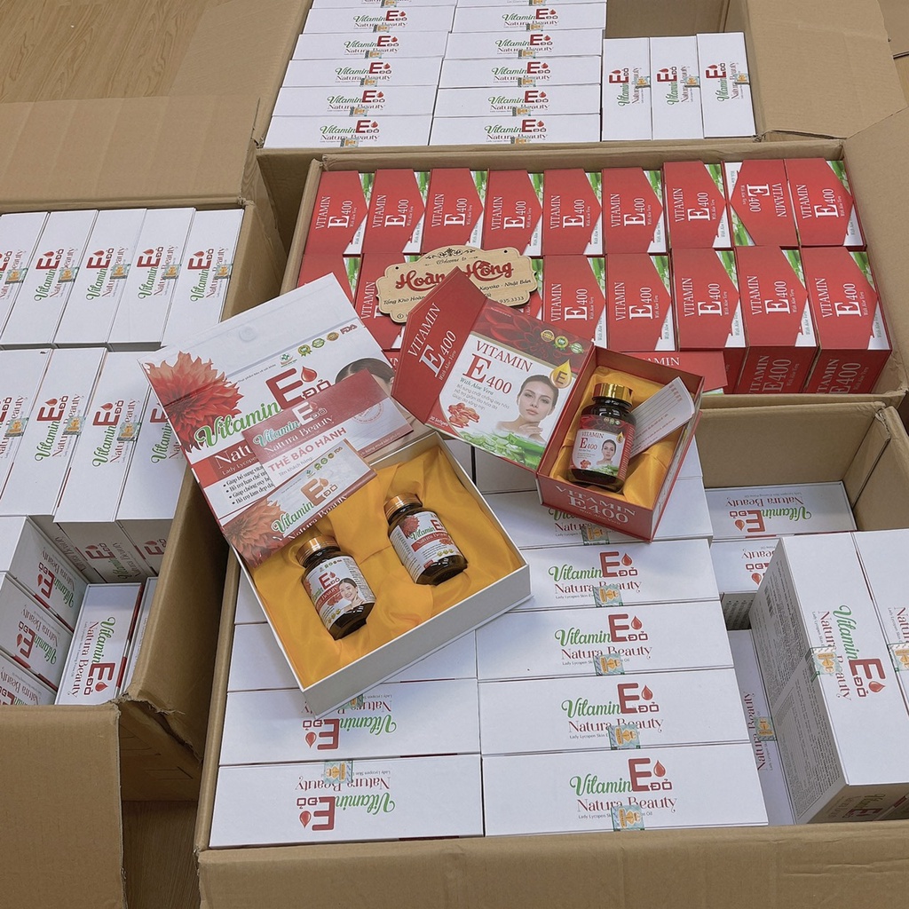 Viên uống đẹp da Vitamin E vitamin  giảm lão hóa, sáng mịn da