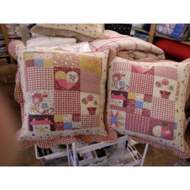 CÓ SẴN Vỏ gối tựa quilt 100% cotton 50 x50cm