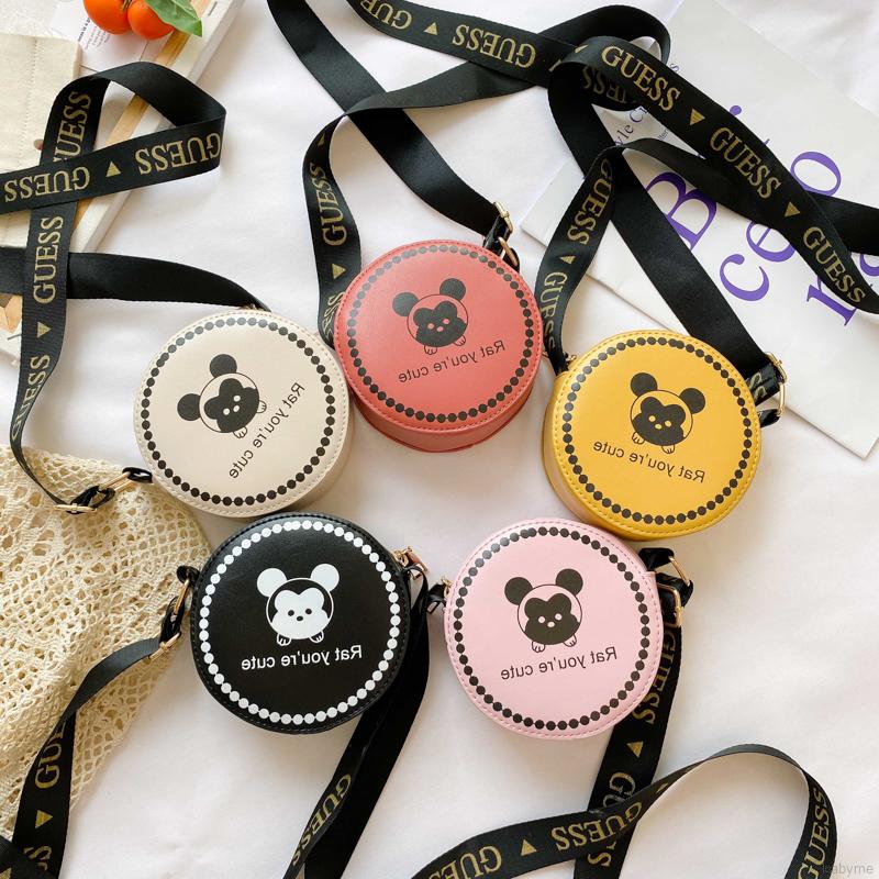 Túi Đeo Chéo Hình Chuột Mickey Xinh Xắn Dành Cho Bé Gái