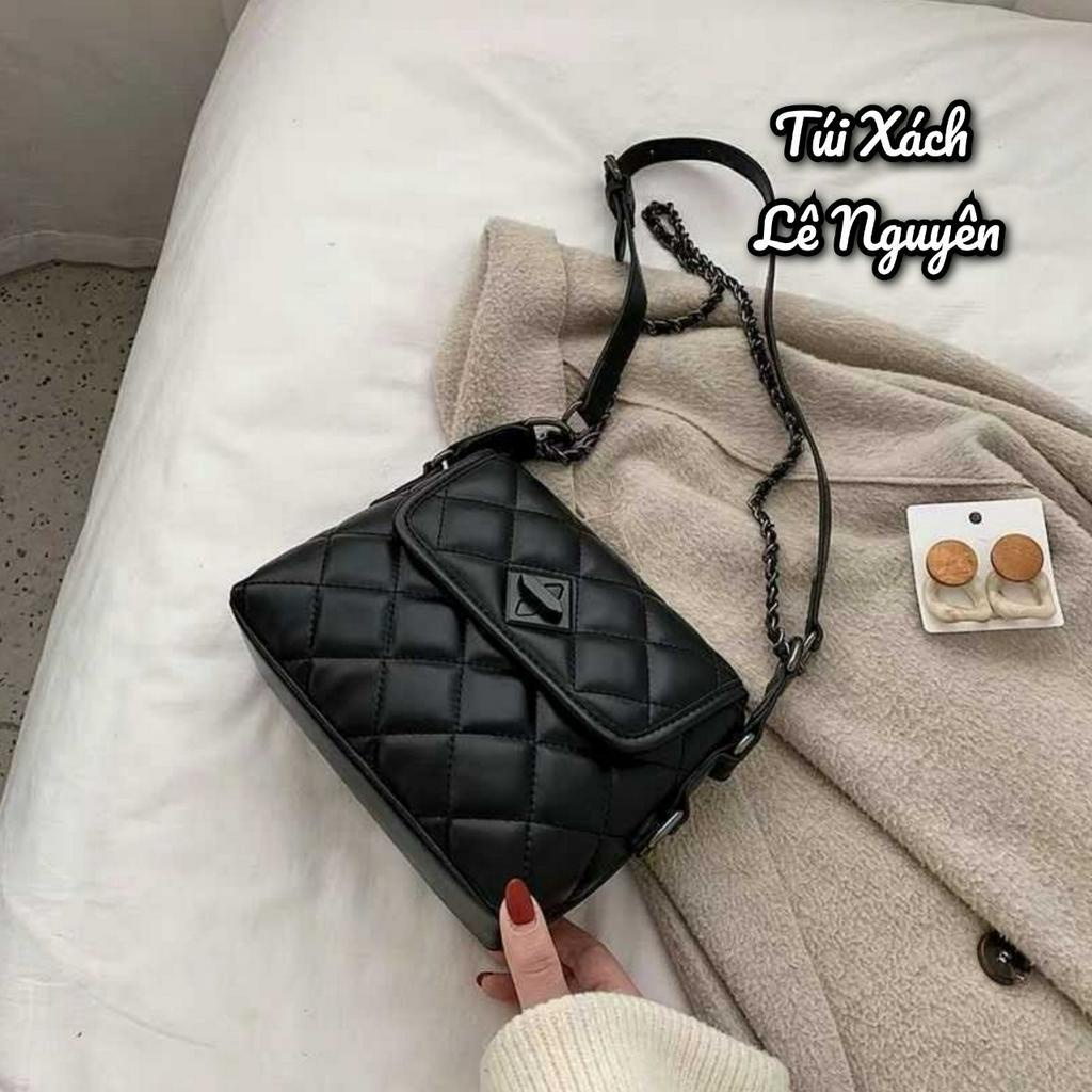 Túi Xách Nữ Đeo Chéo Đeo Vai Da Trơn Phong Cách Thời Trang HKQ  - T16