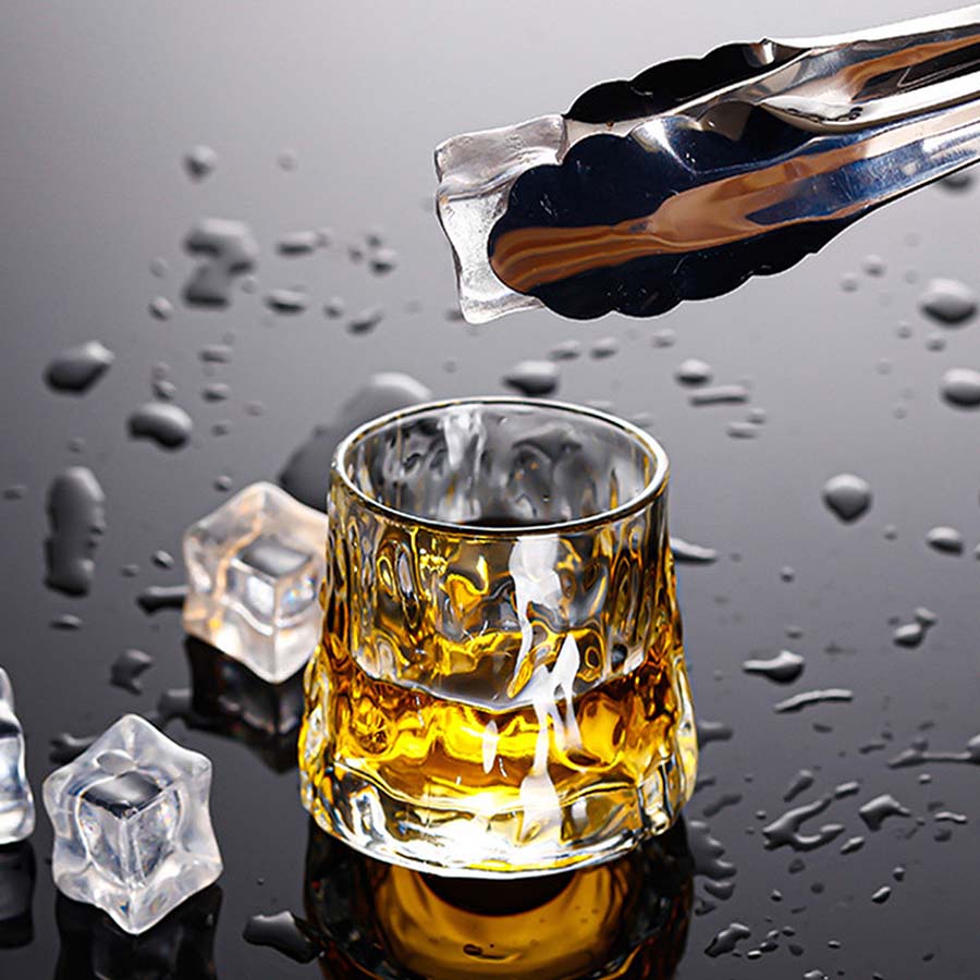 Cốc Ly Uống Rượu Ngoại, Whisky Cao Cấp Đáy Xoay CTT013