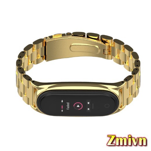 Dây kim loại Xiaomi Miband 3 , Miband 4 - Bản Plus