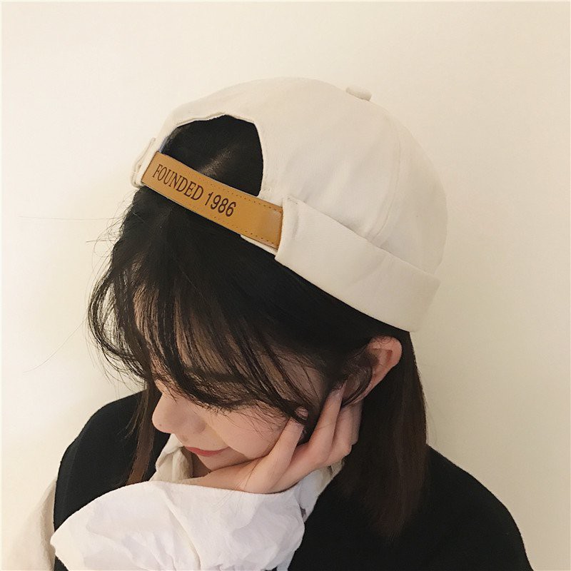 Mũ Vành Da Phong Cách Hàn Quốc Cổ Điển Dành Cho Nữ