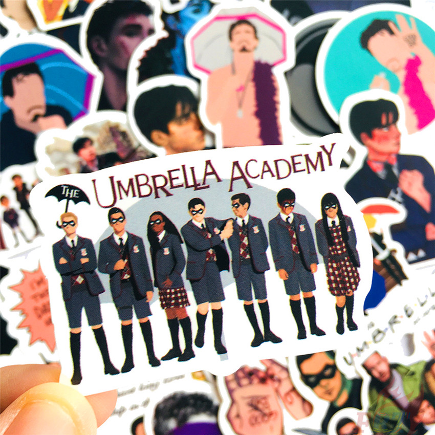 Set 50 hình dán The Umbrella Academy - Series 03 TV Shows DIY thời trang chống nước