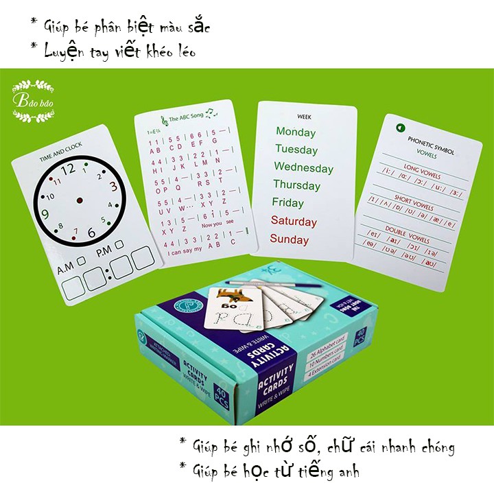THẺ HỌC VIẾT XÓA THẦN THÁNH TẶNG THẺ ANIMAL 4D+ 00131+00616