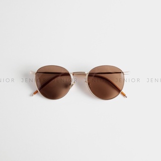 | JENIOR | Kính Mát Round Retro - Kính Mát Gọng Kim Loại, Form Tròn, Unisex