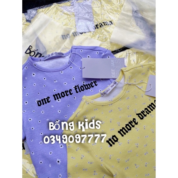 Áo Pull Bé Gái Gân Tăm Hoa Nhí GJ