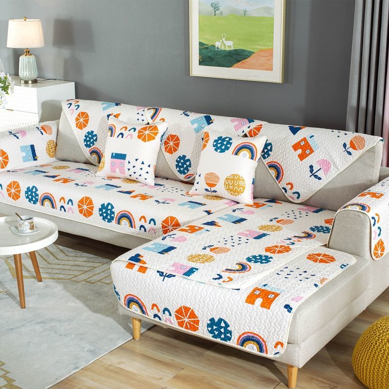 Vỏ Bọc Đệm Ghế Sofa Bốn Mùa Thông Dụng Thời Trang Đơn Giản Chống Trượt Chống Bụi Hiện Đại