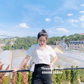 Sơ Mi Trắng Ảnh chụp thật 100%