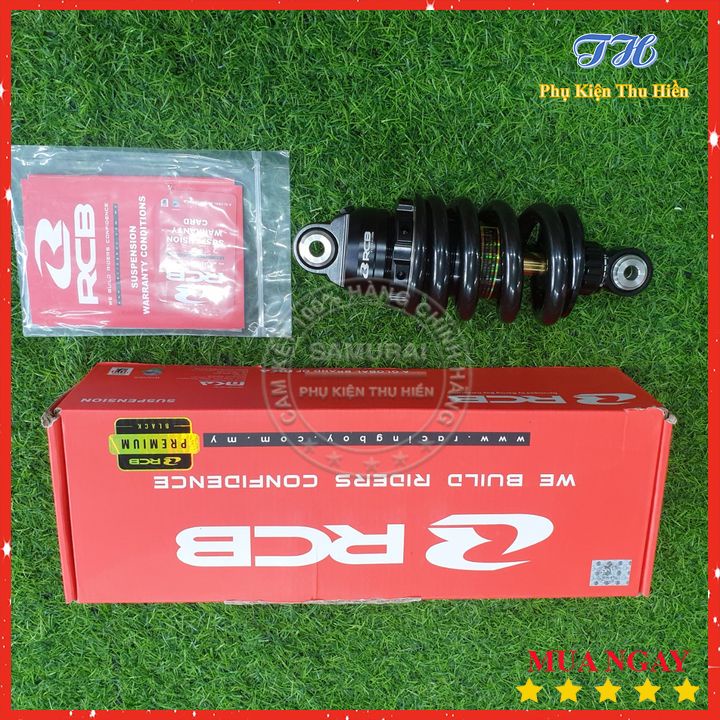 Phuộc RCB S2 Chính Hãng Phiên Bản Đặc Biệt Đen Ty Vàng Dài 208mm Cho Xe Exciter 150