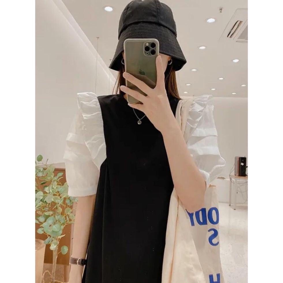 Váy dáng xuông phôi tay lỡ siêu xinh ❤️