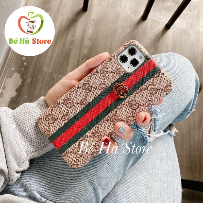 Combo Bọc AirPods + Ốp Lưng iPhone Guc. ci Gắn Logo Cao Cấp  - iP 6P.7P.8P.X.Xs.Xs Max.11.11Pro Max.12.12Pro.12Pro Max