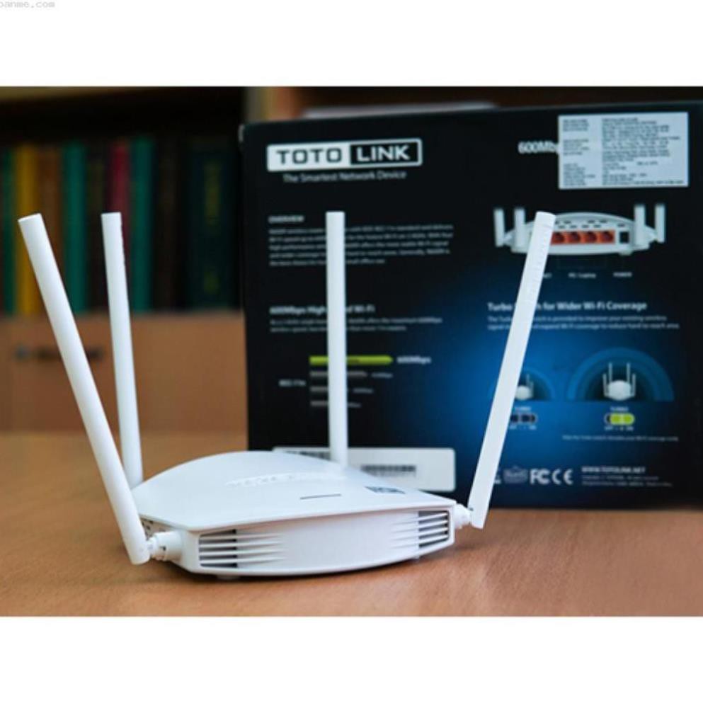 Cục phát wifi Totolink N600R Wireless N600Mbps - Màu trắng - Chính hãng - Bảo hành 2 năm