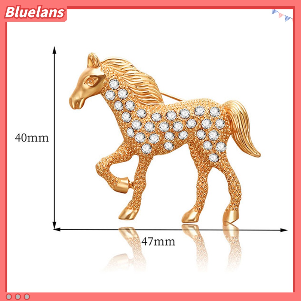 Ghim CàI ÁO HìNh Chú NgựA ĐíNh Kim Cương Giả ThờI Trang Cho Nam Nữ