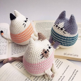 BÉ MÈO TONG TONG, MÈO MAY MẮN MÓC LEN NHỒI BÔNG SIÊU CƯNG, SIÊU DỄ THƯƠNG | RYRY STORE