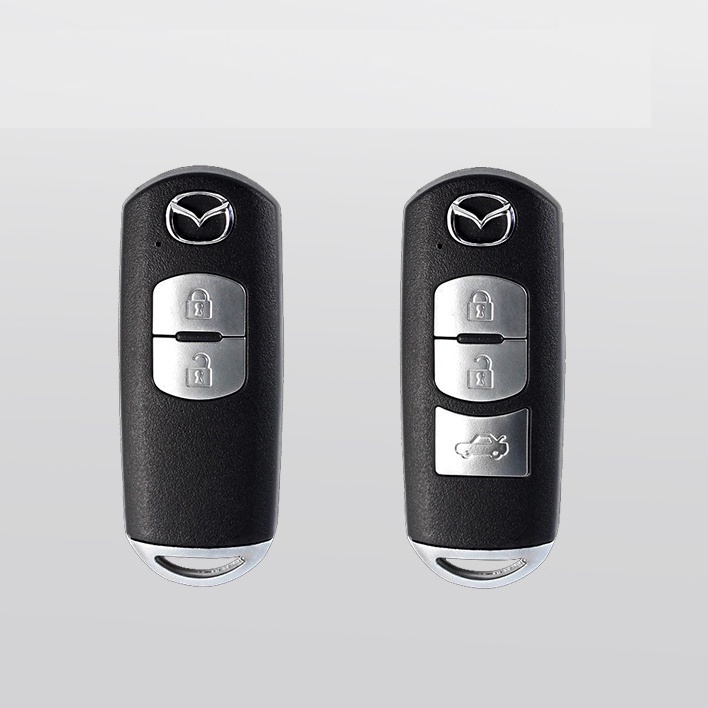 Vỏ ốp khoá xe hơi - Bọc chìa smartkey ô tô Mazda CX5 , Mazda6 ,2, fom 3 nút cao su